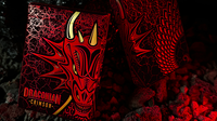 Draconian Crimson Playing Cards by Midnight Cards
