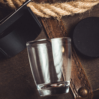 L Holder (Shot Glass) by Long Long & Bacon Magic