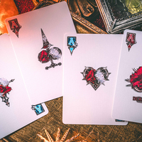 Death Knight (Inferno) Playing Cards  by Evokad