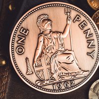Bacon Jumbo Coin (English Penny) by Bacon Magic