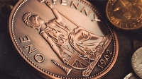 Bacon Jumbo Coin (English Penny) by Bacon Magic
