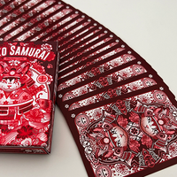 Neko Samurai (Red) Playing Cards