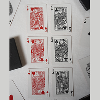 No Borders Edition 2 Crown Back (Red) Playing Cards by Joker and the Thief