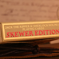 Jack the Ripper & Sherlock Holmes (Skewer Edition) Playing Cards