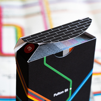 BLACK EDITION FULTON STREET MTA PLAYING CARDS (1972 VIGNELLI MAP EDITION)