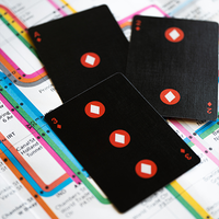 BLACK EDITION FULTON STREET MTA PLAYING CARDS (1972 VIGNELLI MAP EDITION)