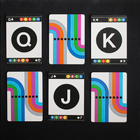 WHITE EDITION FULTON STREET MTA PLAYING CARDS (1972 VIGNELLI MAP EDITION)