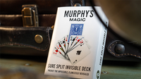 SURE SPLIT Invisible Deck Bicycle (Blue) by Murphy's Magic

