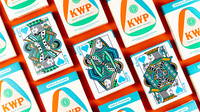 Limited No.13 Table Players Vol.22 Playing Cards by Kings Wild Project
