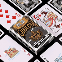 GUAN DAM -Warriors of the Three Kingdoms (Black) Playing Cards by YOKAGAME