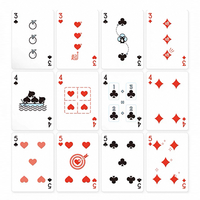 GUAN DAM -Warriors of the Three Kingdoms (Black) Playing Cards by YOKAGAME