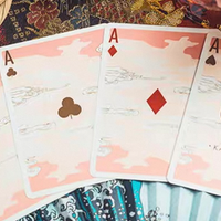 The Great Wave off Kanagawa V3 (Autumn Maple / Peachy Pink) Playing Cards