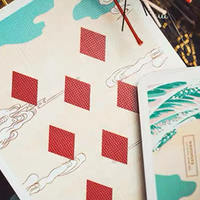 The Great Wave off Kanagawa V3 (Fresh Spring / Peppermint Green) Playing Cards