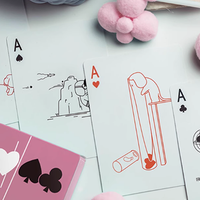 Diary of Kitten and Puppy - Puppy Pink Edition Playing Cards