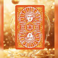 Sun God Greek Mythology Themed Orange Edition Playing Cards