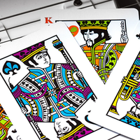 The Beatles Special Edition (Black) Playing Cards by theory11