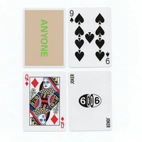 Beige/Green Cap Logo ANYONE Playing Cards