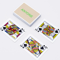 Beige/Green Cap Logo ANYONE Playing Cards