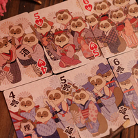 Tanuki Yukaku (Oiran-Dochu) Playing Cards