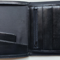 Mini Bombshell Wallet (Black Smooth) by CAHYO