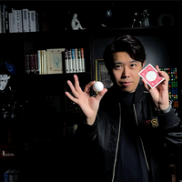 Ball on Card (Red) by Bond Lee & MS Magic