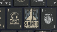 Space Adventure Playing Cards
