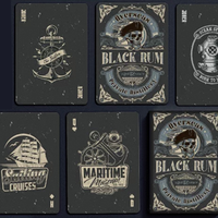 Black Rum Playing Cards