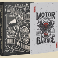 Custom Motorcycles Playing Cards