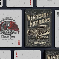 Westside Hotrods Playing Cards