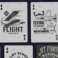 Jet Fighter Playing Cards