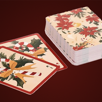 Christmas Botanicals Playing Cards by Puckator UK