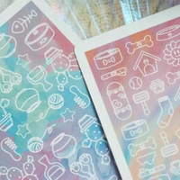 Kitten Diary - Colorful Edition Playing Cards by ACPC