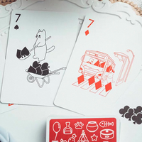 Kitten Diary - Red Limited Edition Playing Cards by ACPC