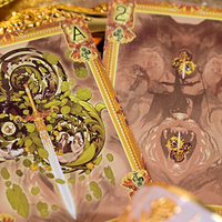 King Arthur V2 (Golden Dawn) Playing Cards by KING STAR