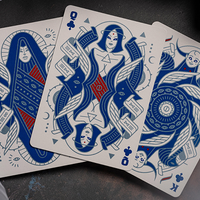 Celestial Noesis Playing Cards by Giovanni Meroni(Blue)