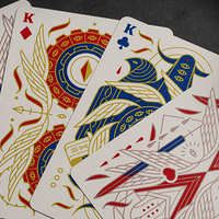 Celestial Valor Playing Cards by Giovanni Meroni(greenish yellow)