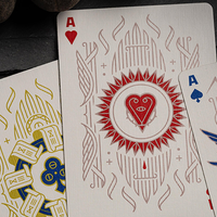 Celestial Valor Playing Cards by Giovanni Meroni(greenish yellow)