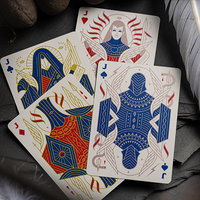Celestial Valor Playing Cards by Giovanni Meroni(greenish yellow)