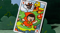 Bicycle Paper Royals Red Riding Hood Playing Cards by RunIt Decks
