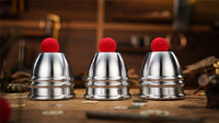 Aluminum Alloy Cups and Balls Set by TCC Magic
