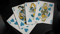 Bicycle Cool Blue Neon Rider Back Playing Cards
