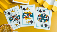 Gilded Milk Casino Deck (Gold) by Bacon Playing Card Company
