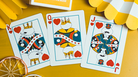 Gilded Milk Casino Deck (Silver) by Bacon Playing Card Company
