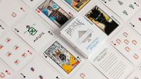 Bicycle Jean-Michel Basquiat (Box Set Red/Blue) by US Playing Cards
