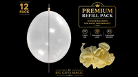 Needle Through Balloon Refill Pack (12 Count) by Big Guy's Magic
