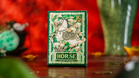 Year of the Horse (Green) Playing Cards by TCC Fashion

