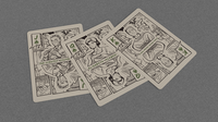 Frankenstein Series Comic Edition (Gilded) Playing Cards
