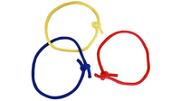 Three Color Linking Ropes by Vincenzo Di Fatta
