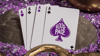 Good Pals Purple Foil Logo Playing Cards
