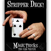 Secret Stripper Magic Deck Trick with 10 Bonus Card Tricks
